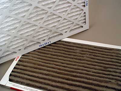 dirty hvac air filter