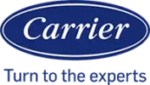 Carrier hvac air conditioning and heating company logo