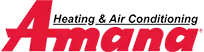 Amana hvac air conditioning and heating company logo